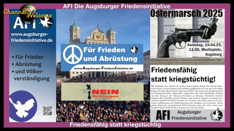 Video: AFI Augsburg – Friedensfhig statt kriegstchtig